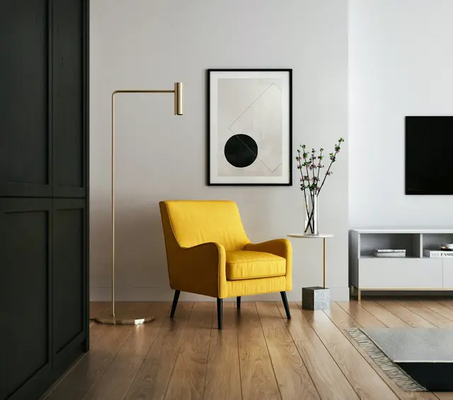 Modern interior lighting installation