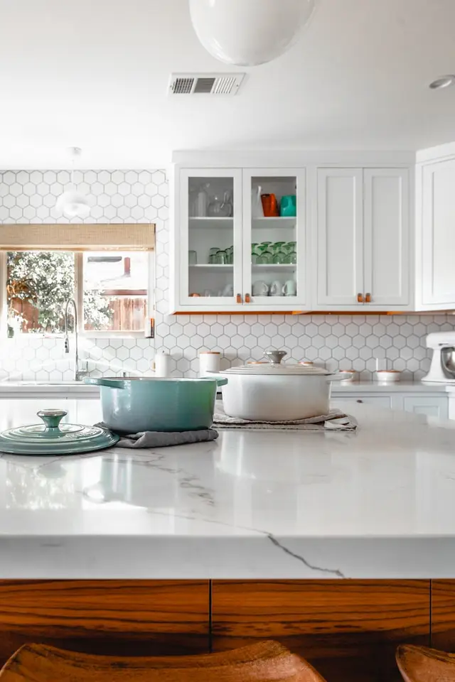 Bright modern kitchen after install