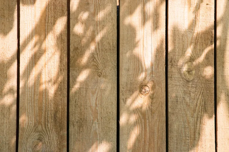 Timber panel fencing installation