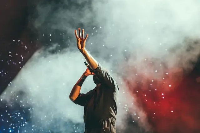 Live performance energy on stage