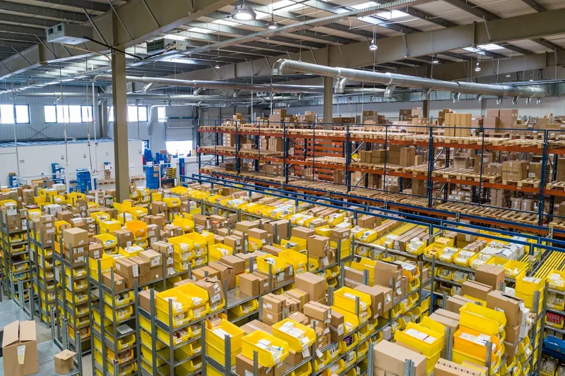 Industrial warehouse cleaning