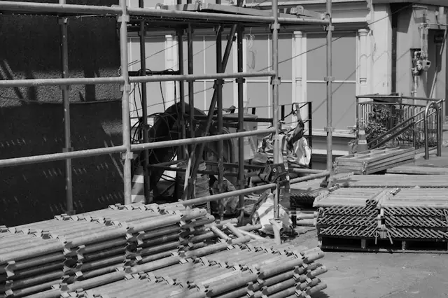 Scaffolded home extension