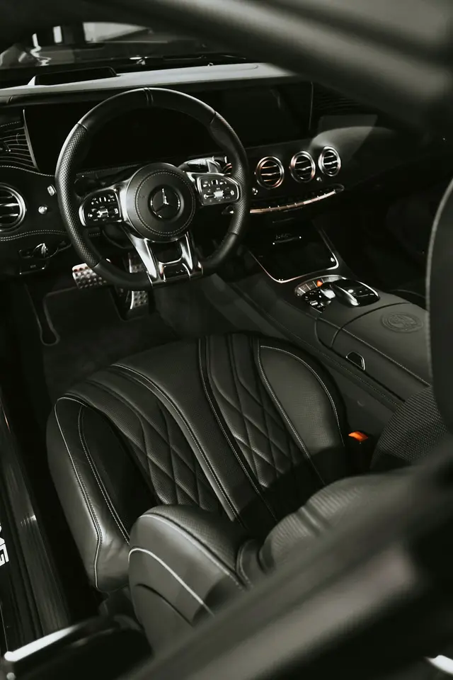 Detailed car exterior finish