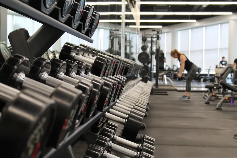 Garden gym room for training