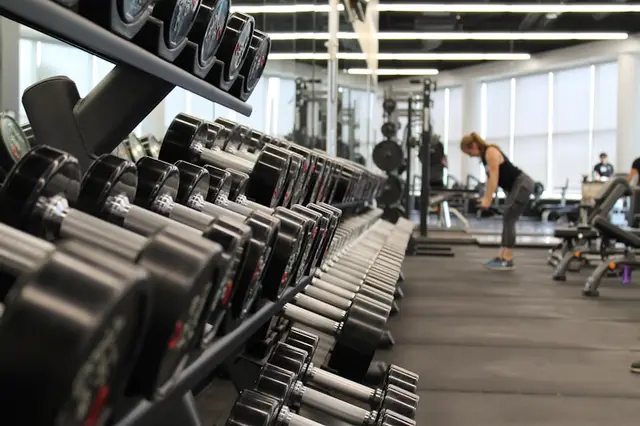 Garden gym room for training
