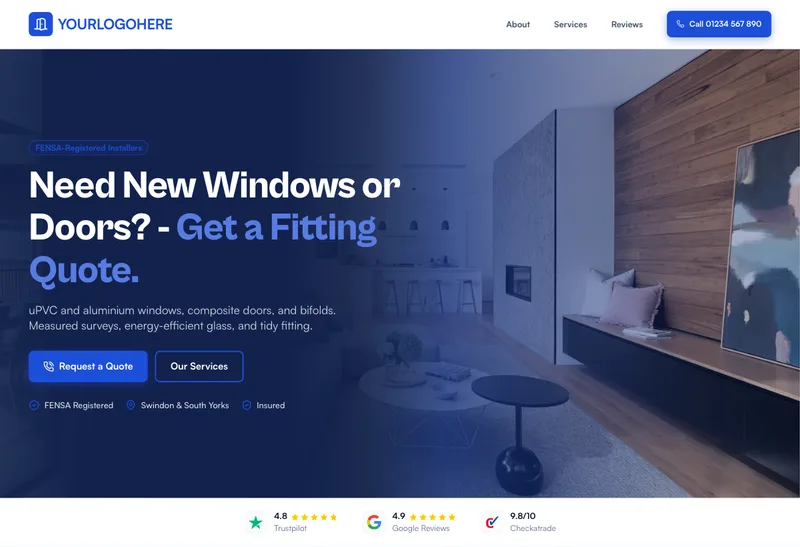Steel City Windows desktop template preview
